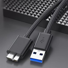 USB 3.0 Type A to Micro B Cable – High Speed ​​and Durability | 1 Meter