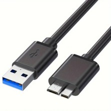 Cable USB 3.0 Tipo A a Micro B – Alta Velocidad y Durabilidad | 1 Metro