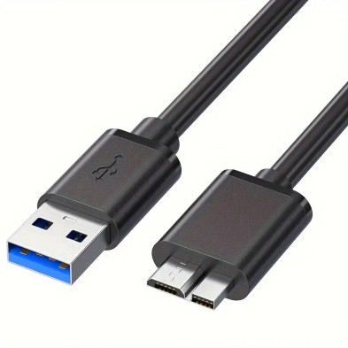 USB 3.0 Type A to Micro B Cable – High Speed ​​and Durability | 1 Meter