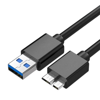 USB 3.0 Type A to Micro B Cable – High Speed ​​and Durability | 1 Meter