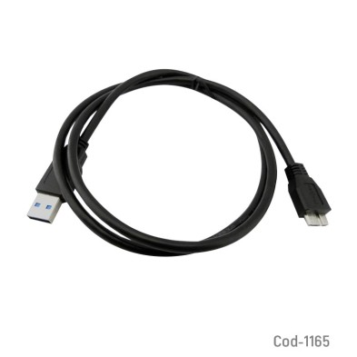 USB 3.0 Type A to Micro B Cable – High Speed ​​and Durability | 1 Meter