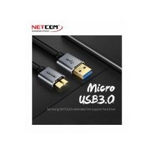 USB 3.0 Type A to Micro B Cable – High Speed ​​and Durability | 1 Meter