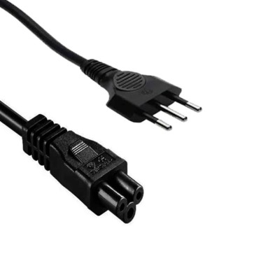 Cable de Poder Tipo Trébol 1.8M – Seguro, Duradero y Versátil