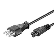 Cable de Poder para Notebook Tipo Trebol Multiusos