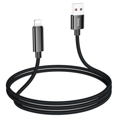 Cable USB a Lightning U125 Benefit – Carga Rápida 2.4A, Pantalla LED y Resistencia Superior