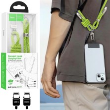 Hoco GH7 Lanyard Ajustable y Cable de Carga Rápida 60W – Versatilidad y Estilo