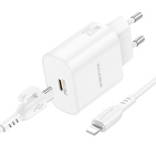 Borofone BA82A 25W Fast Charger with Lightning Cable | CDC Tecno