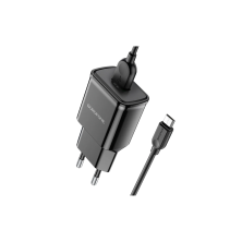 Cargador Rápido Borofone BA59A 18W con Cable Micro USB – Eficiencia y Seguridad