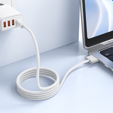 Cable Magnético Hoco X103 140W Type-C a MagSafe3 – Carga Rápida y Resistente para MacBook