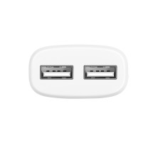 Cargador de Pared Hoco C12 12W | Doble Puerto USB, Compacto y Seguro