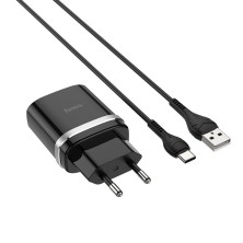 Cargador Hoco C12Q con Cable USB-C | Carga Rápida 18W y Seguridad Total