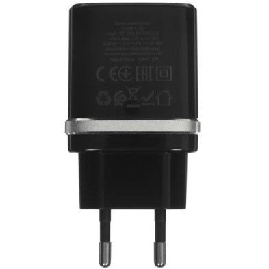 Cargador Hoco C12Q QC3.0 con Cable Micro USB – Carga Rápida de 18W Segura y Eficiente