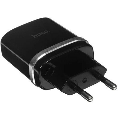 Cargador Hoco C12Q QC3.0 con Cable Micro USB – Carga Rápida de 18W Segura y Eficiente