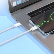 Cable de Carga Rápida Borofone BX103 USB-C a USB-C 60W – Eficiencia y Durabilidad en 1 Metro