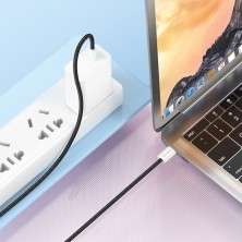 Cable de Carga Rápida Borofone BX103 USB-C a USB-C 60W – Eficiencia y Durabilidad en 1 Metro