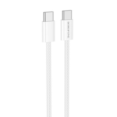 Cable de Carga Rápida Borofone BX103 USB-C a USB-C 60W – Eficiencia y Durabilidad en 1 Metro