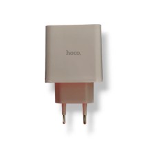 Cargador Hoco C80A 20W – Carga Rápida USB-A y USB-C para iPhone, Android y más