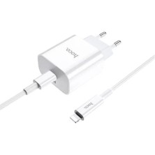 HOCO C76A Plus 20W Fast Charger with Lightning Cable - Efficiency and Portability