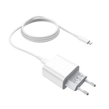 HOCO C76A Plus 20W Fast Charger with Lightning Cable - Efficiency and Portability