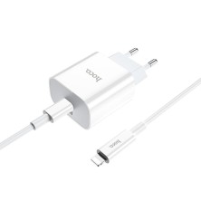 Cargador Rápido 20W HOCO C76A Plus con Cable Lightning - Eficiencia y Portabilidad