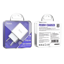 Adaptador Hoco C76A Pro PD 30W – Carga Rápida y Segura para iPhone y Más