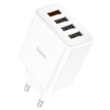 Hoco C102A 18W QC3.0 Charger with 4 USB Ports – Fast and Efficient Charging