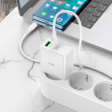 Cargador Hoco C113A 65W con Cable USB-C | Carga Rápida y Versátil