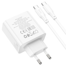 Hoco C113A 65W Charger with USB-C Cable | Fast and Versatile Charging