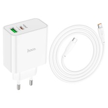 Cargador Hoco C113A 65W con Cable USB-C | Carga Rápida y Versátil