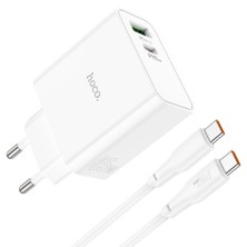 Cargador Hoco C113A 65W con Cable USB-C | Carga Rápida y Versátil