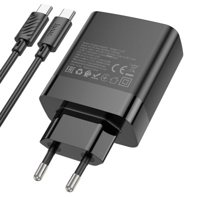 Cargador Hoco C127A 45W | Carga Rápida PD + QC3.0 | 4 Puertos + Cable Tipo-C