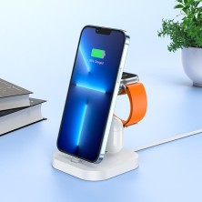 Hoco CW43 3-in-1 Wireless Charger Base | Fast and Multifunctional Charging