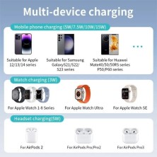 HOCO CQ3 3 in 1 Wireless Charger | MagSafe 15W Fast Charging