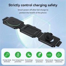 HOCO CQ4 3-in-1 Charging Station – Fast Charging and Compact Design