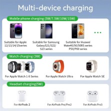 HOCO CQ4 3-in-1 Charging Station – Fast Charging and Compact Design