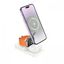 Hoco CQ10 3 in 1 Wireless Charger - Foldable, Fast and Versatile Design