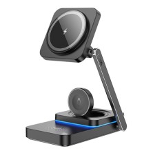 Hoco CQ10 3 in 1 Wireless Charger - Foldable, Fast and Versatile Design