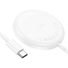 Hoco CW52 Magnetic Wireless Charger - 15W Fast and Compact