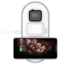 Hoco CW24 3-in-1 Wireless Charger – Fast and Efficient Charging for Your Devices