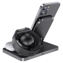 Hoco CW33 3 in 1 Wireless Charger - Fast Charging, Versatility and Style