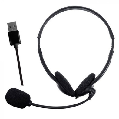 Maxell HP-BM6 USB Headset with Adjustable Microphone and Volume Control | Professional Sound and Comfort