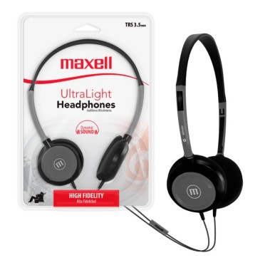 Maxell HP-200 Headphones | Lightness, Comfort and High Fidelity Sound