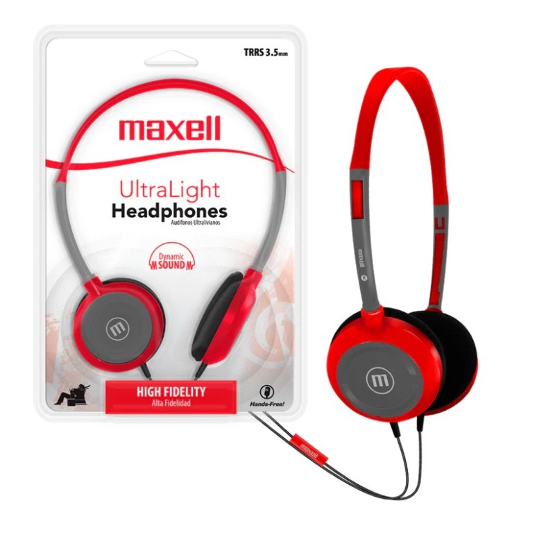 Maxell HP-200 Headphones | Lightness, Comfort and High Fidelity Sound