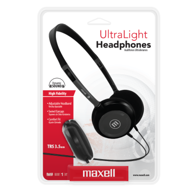 Maxell HP-200 Headphones | Lightness, Comfort and High Fidelity Sound