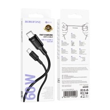 Cable Tipo-C a Tipo-C Borofone BX111 60W | Carga Rápida y Alta Resistencia