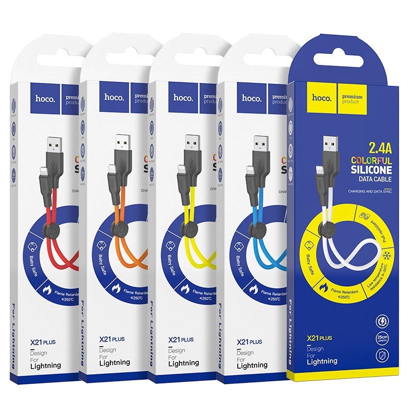 Cable USB a Lightning Hoco X21 Plus