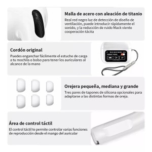 Audífonos Inalámbricos ANC ENC – Cancelación de Ruido y Sonido HiFi | CDC Tecno