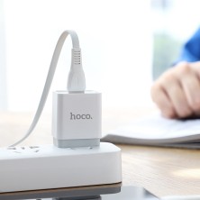 Hoco X40 Noah USB to Type-C Cable 1m – Fast Charging and Durability in Braided TPE