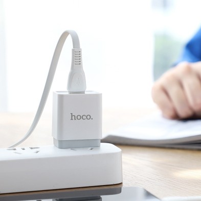 Cable Hoco X40 Noah USB a Tipo-C 1m – Carga Rápida y Durabilidad en TPE Trenzado