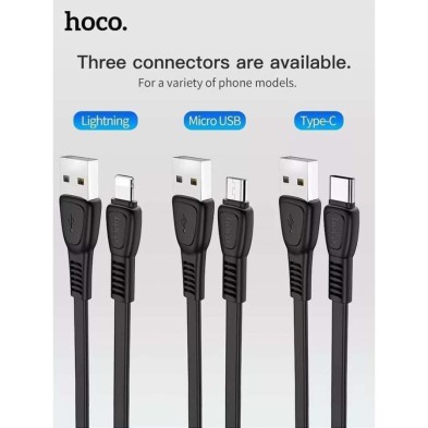 Cable Hoco X40 Noah USB a Tipo-C 1m – Carga Rápida y Durabilidad en TPE Trenzado